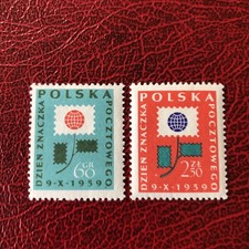 Poland Stamps 1959 MNH The Day Of The Stamp