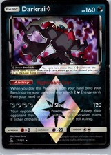 Pokemon Darkrai Prism Star SM - Ultra Prism 77/156 Holofoil Damaged on eBay