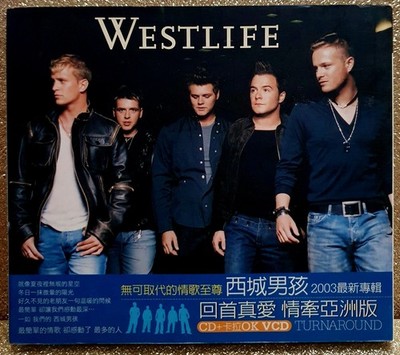 Westlife Turnaround  2003 TAIWAN LIMITED  CD & VCD & BONUS BOOKLET w/ SLIPCASE