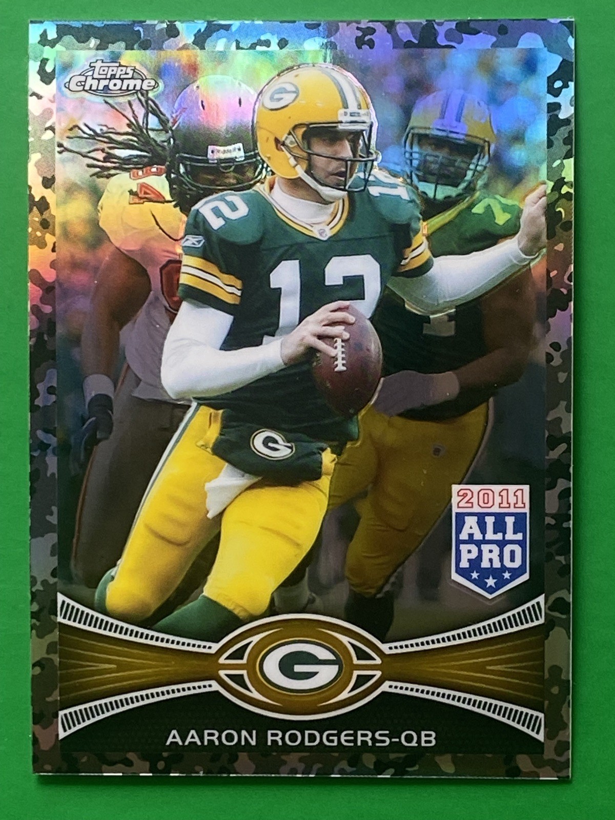 2012 Topps Chrome Aaron Rodgers #50 Camo Refractor /499