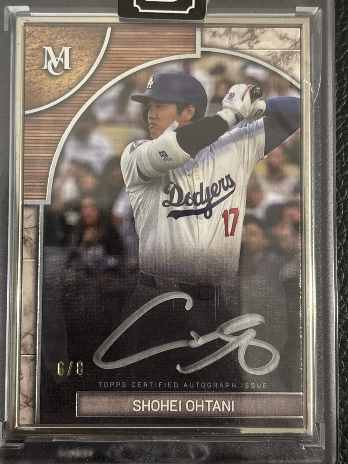 2025 Topps Museum Collection Framed Auto #SO Shohei Ohtani Silver /8 Dodgers