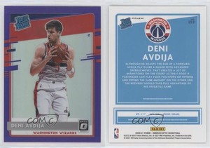 2020-21 Panini Donruss Optic Rated Purple Prizm Deni Avdija #159 Rookie RC