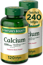 Calcium 1200 Mg with Vitamin D3 - Bone Health Softgels, Calcium and Vitamin D Su