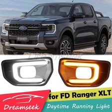 Paar LED Tagfahrlicht TFL Für Ford Ranger XLT Sport 2022+ DRL Nebelscheinwerfer