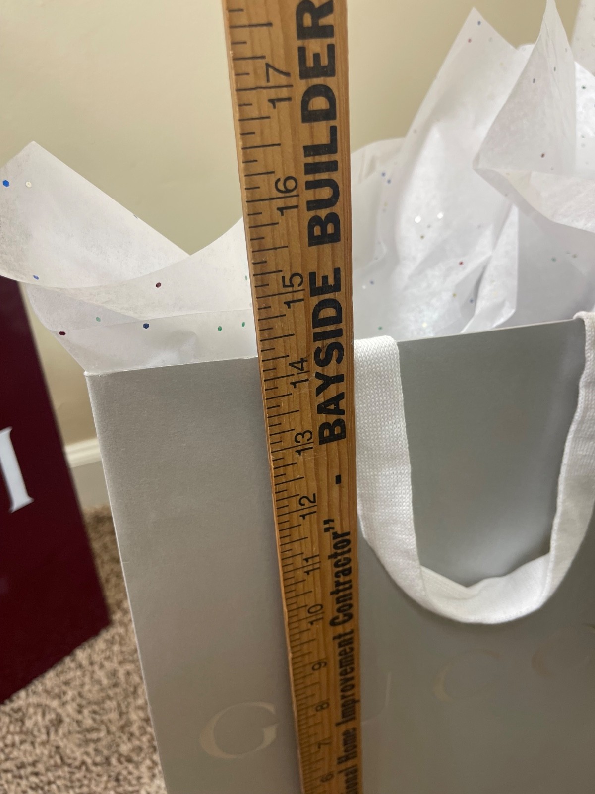 Authentic Empty Gucci Green Brocade Red Silver 8 Total Shopping Gift Tote Bags thumbnail 14