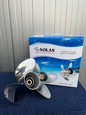 Solas 14 3/4 X 19 Edelstahl Propeller für Yamaha 150-300 PS Neu 15 Zähne (links)