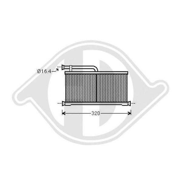 WäRmetauscher Innenraumheizung Diederichs DCM1023 Diederichs Climate FüR Audi-image