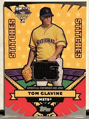 2006 Topps Updates All Star Stitches Tom Glavine AS-TMG