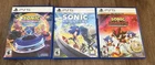 PS5 Game Lot Of 3: Sonic Racing,Sonic Frontiers,Sonic Shadow Generations