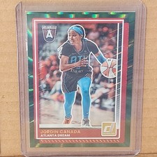 Jordin Canada 2025 Donruss WBA Green Lazer Card Atlanta Dream