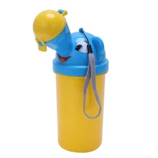 Cute Baby  Portable Urinal Travel Car Toilet Kids Vehicular Potty G6E82437