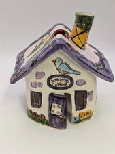 Blue Sky Corp Grandma's Cottage Ceramic House Tea Light Candle Holder 2001