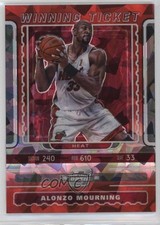 2019 Contenders Optic Winning Tickets Red Cracked Ice Prizm Alonzo Mourning ne1