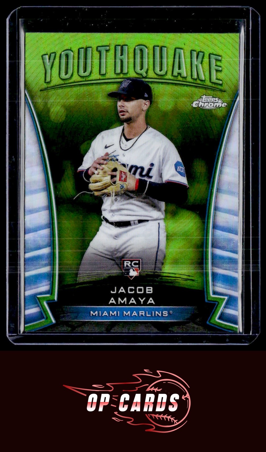 Jacob Amaya 2024 Topps Chrome #YQ-27 Youthquake , Free Shipping