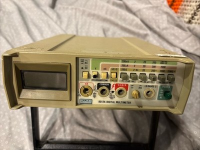 Fluke 8012A Desktop Digital Multimeter   No probes Untested