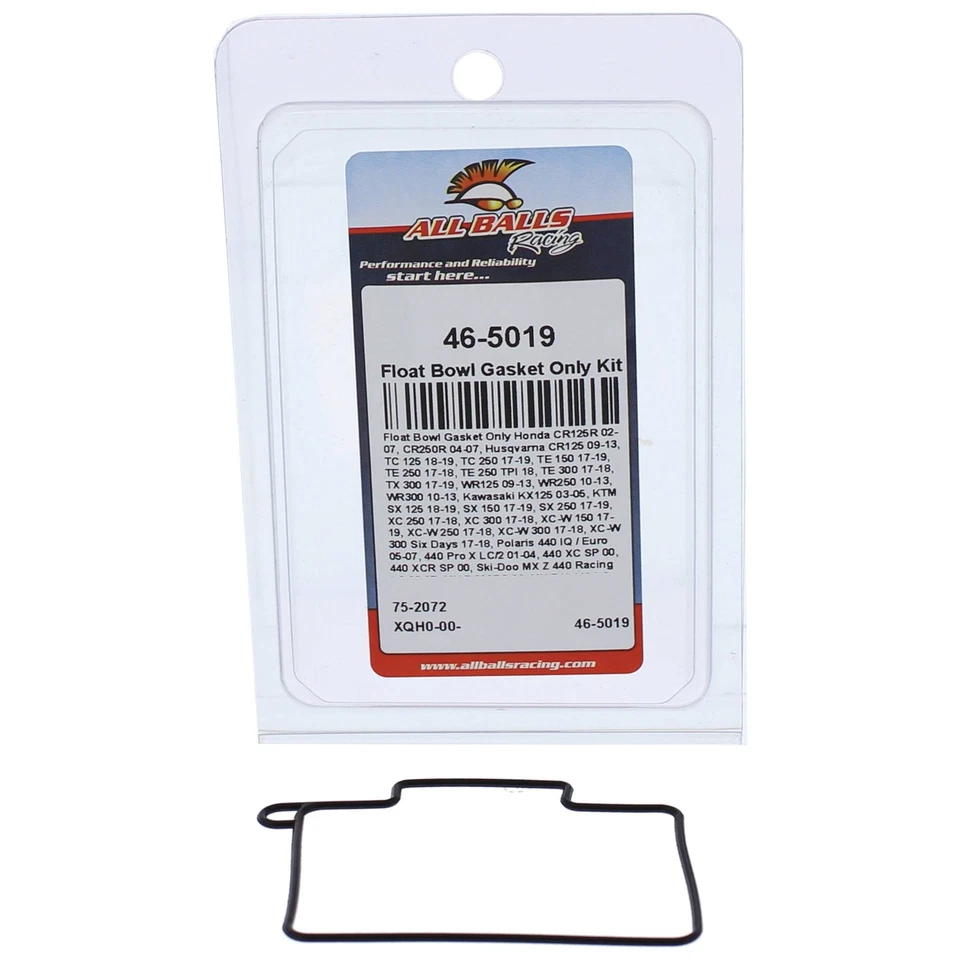 All Balls Float Bowl Gasket Only Kit (46-5019) for Honda CR125R 02-07 — 第 3/4 张图片