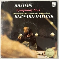 1972 NEW PROMO BRAHMS Symphony No. 4 Bernard Haitink Philips Dutch IMPORT LP