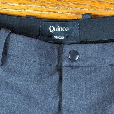 Quince Mens Ultra Stretch 24/7 Smart Chino Pants Charcoal 36x30 Performance