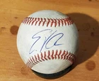 Autographed Baseball game used ESMERLYN VALDEZ Pittsburgh Pirates