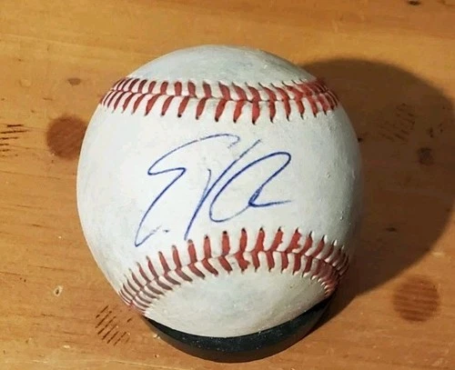 Autographed Baseball game used ESMERLYN VALDEZ Pittsburgh Pirates