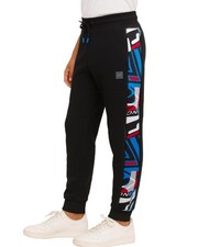 Fila Active Boys Sweatpants - Fleece Athletic Medium, Black Side Panel