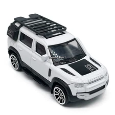 1:64 Scale 2020 Land Rover Defender 110 Model Car Diecast Toy Vehicle White