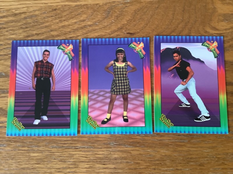 Mighty Morphin Power Rangers “The New Season” Bonus Card Set ( #1, 2, 3 )