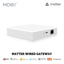 MOES Matter ZigBee Gateway Smart Hub Support Tuya Siri Homekit SmartThings Alexa