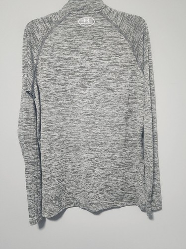 Mens Under Armour Indianapolis Indians Pullover Shirt 1/4 Zip Size Medium Gray - Picture 5 of 9