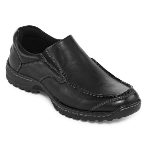 St John\'s Bay Men 12M SJB Thunder Black Slip-on Comfort Memory Foam Loafer Shoes st johns bay mens shoes products for sale | eBay main image 3