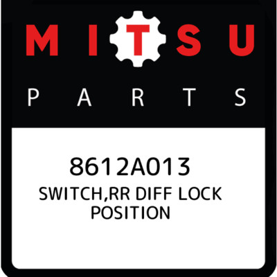 8612A013 Mitsubishi Switch,rr diff lock position 8612A013, New Genuine OEM Part