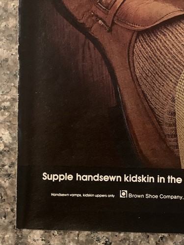 1979 Roblee Dress Shoes VTG 1970s PRINT AD Handsewn Kidskin - The Gold Standard - Picture 4 of 5