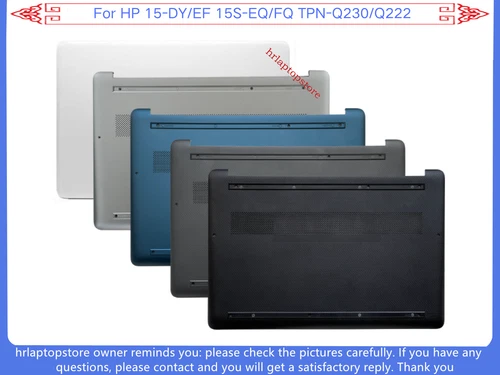 New For HP 15-DY/EF 15S-EQ/FQ TPN-Q222/230 LCD Back Cover/Bottom Case Base Cover