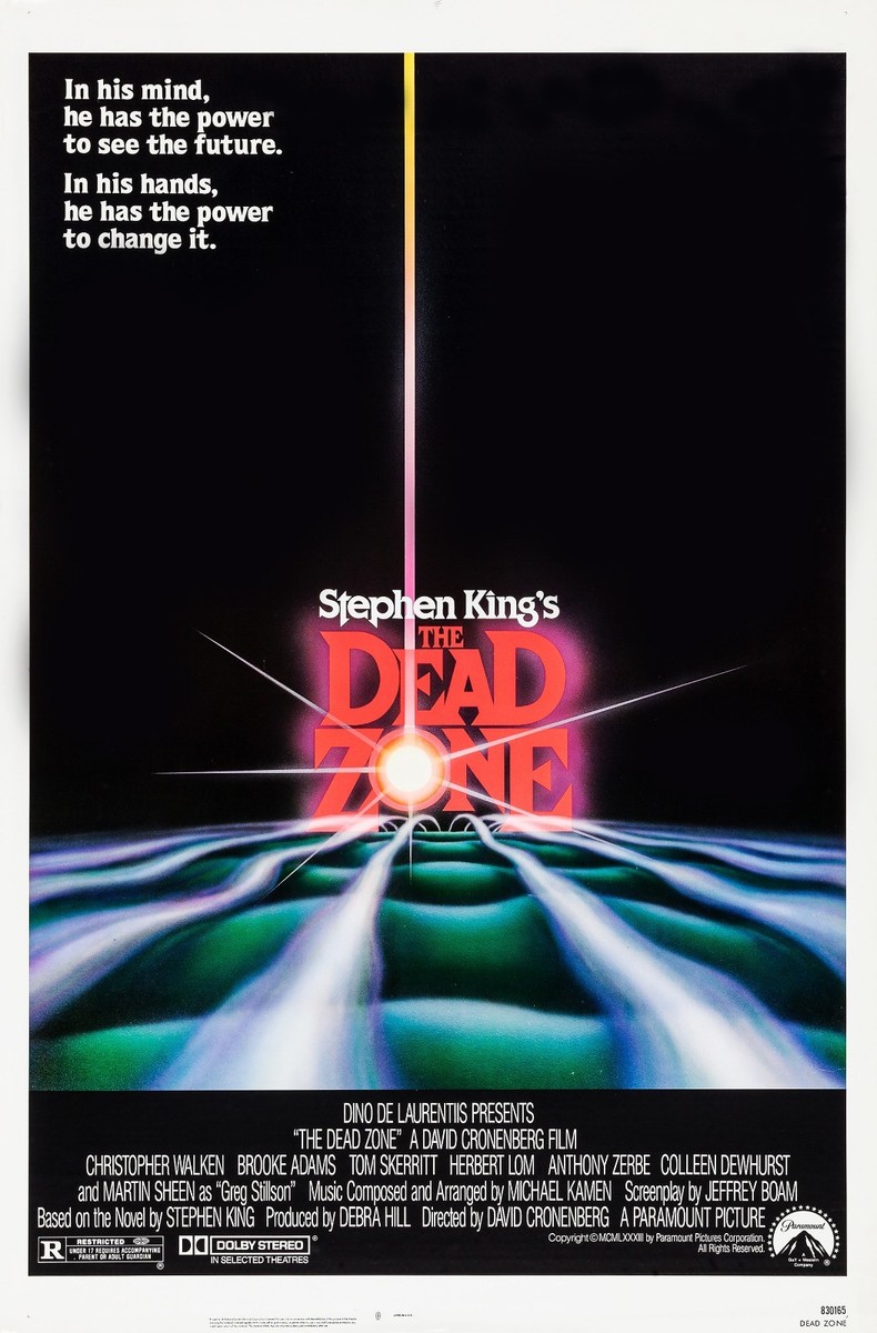 THE DEAD ZONE (1983) ORIGINAL MOVIE POSTER - ROLLED | eBay