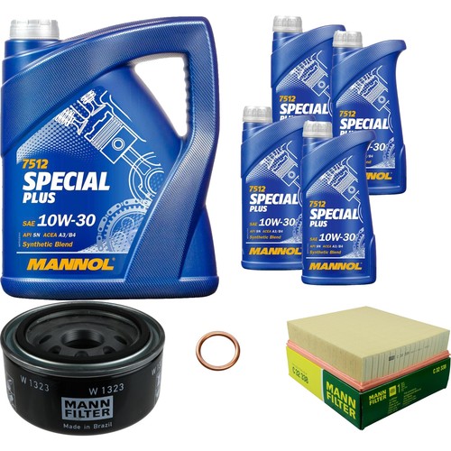MANN INSPEKTIONSPAKET+MANNOL 5W-40 MOTORÖL Passend Für 2.5