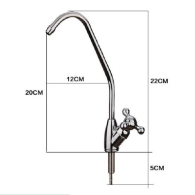 Under Sink Drinking Water 1/4'' Kitchen Reverse Osmosis Filter Tap Faucet Tools
