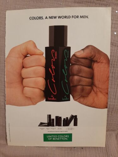 Publicité papier Parfum. Benetton Colors de 1990 - Perfume Ad - Photo 1 sur 1