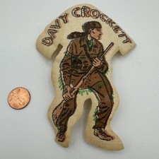 Vintage Thin Davy Crockett Iron On Patch