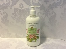 New Crabtree  Evelyn SWEET ALMOND OIL Body Lotion 500mL 16.9 oz w/ Pump