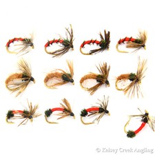 1 Dozen (12) Assorted Tenkara Flies, Dry Files