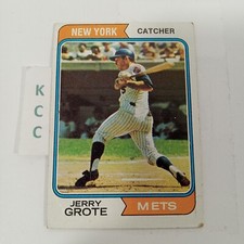 1974 Topps #311 Jerry Grote New York Mets