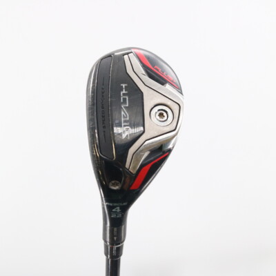 TaylorMade Stealth Plus Rescue 4 Hybrid 22 Deg Graphite Regular Flex LH C-126678