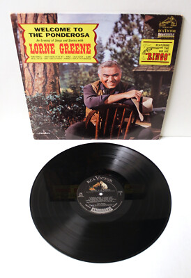 Welcome To The Ponderosa Lorne Greene Vinyl Record | eBay