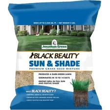 Jonathan Green Black Beauty Sun & Shade Grass Seed, 3lb bag