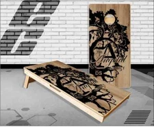 Family Tree Of Wood Cornhole Boards Bean Bag Toss Game