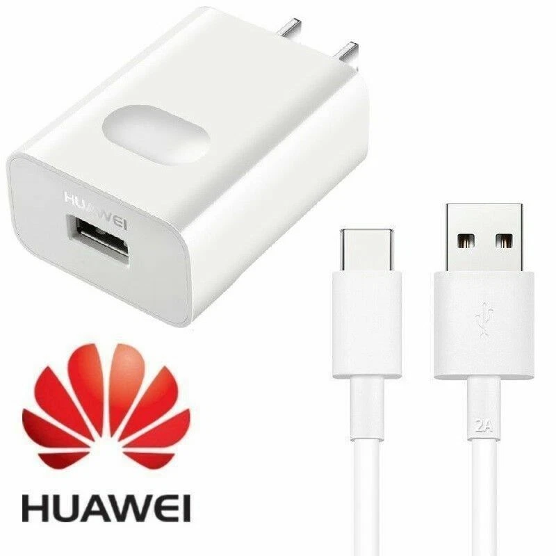 Оригинальное настенное зарядное устройство Huawei 2A с кабелем USB-C для P9 P10+ Honor 9 10 P20 Lite - Изображение 3 из 4