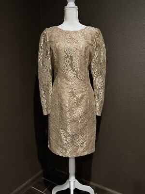 slim fit dress slacks 1991 Bob Mackie Gold Sequin Dangle Thread on Metallic Lace Mini Dress –  Shrimpton Couture main image 0