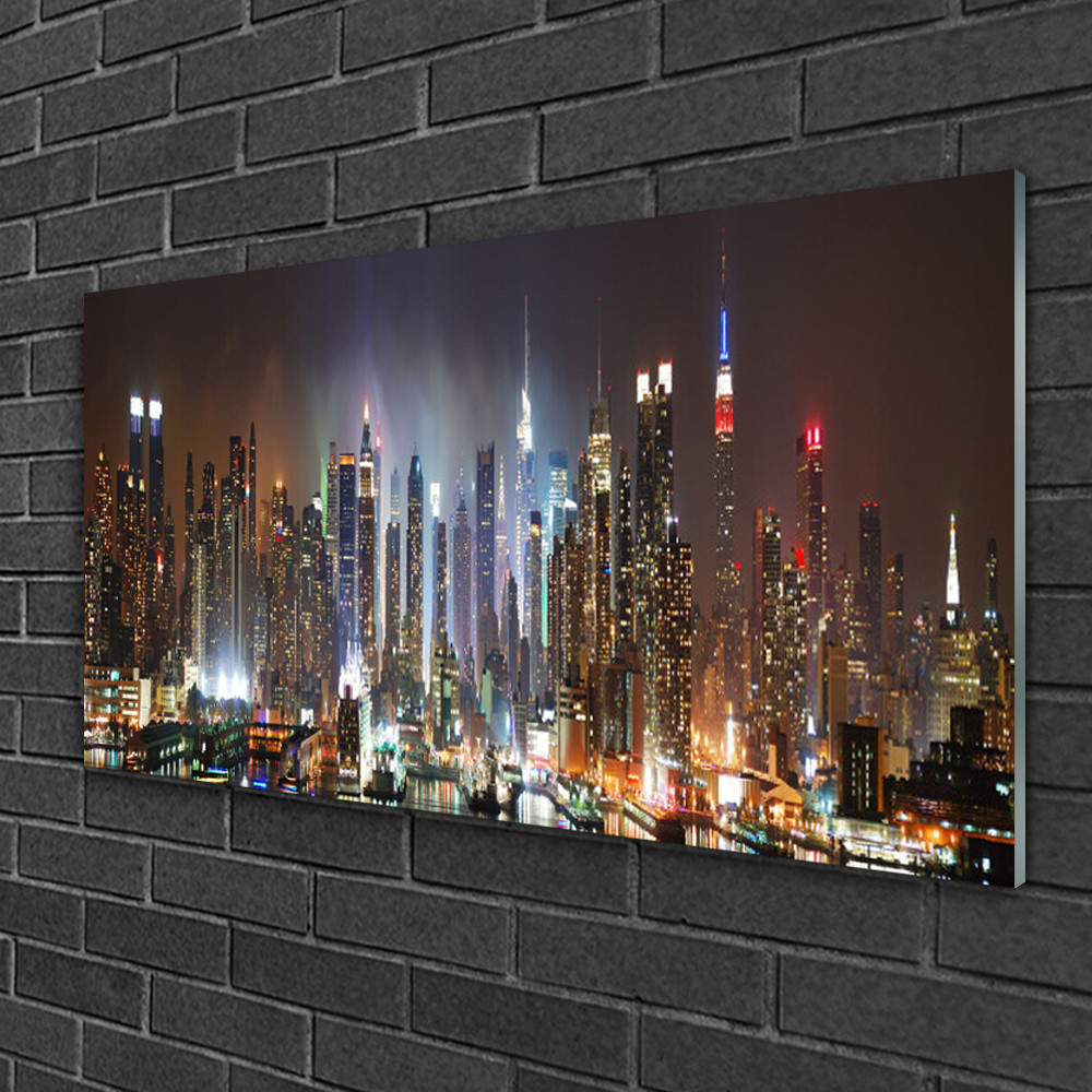 Tableau sur verre premium 100x50 impression HD de bâtiments d'architecture