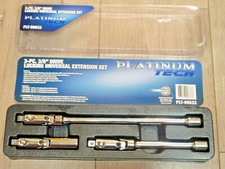 Platinum 3pc 38 Dr Locking Swivel Universal Extension Set 4 7 11 99633