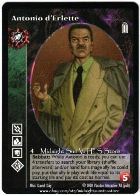 Antonio d'Erlette Tremere Antitribu 2020 BCP V:TES VTES Vampire CCG